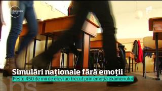 Peste 450.000 de elevi au susținut prima probă la simularea pentru evaluarea naţională