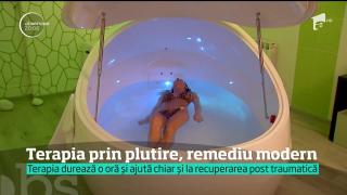 Tratamentul prin plutire ajută la recuperarea fizică și psihică
