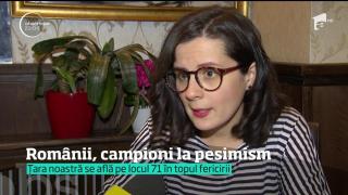 Românii nu ştiu să se bucure de lucrurile simple şi de aceea sunt nefericiţi