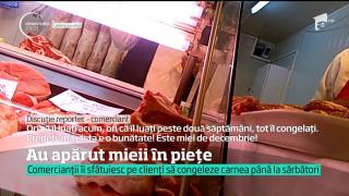 Deşi postul Paştelui este în toi, au apărut deja primii miei în pieţe