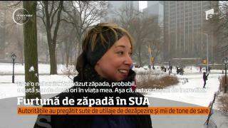 Nordul Statelor Unite, BLOCAT de cea mai puternică furtună de zăpadă din sezon