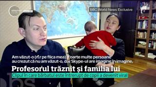 VEDETĂ fără voie! Profesorul al cărui interviu a fost întrerupt de apariţia copiilor a revenit cu explicații