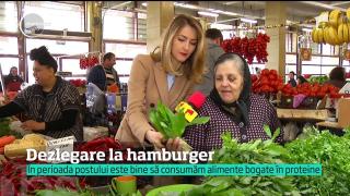 Hamburger, varianta vegetală! În goana după frumuseţe, postul ar putea fi cheia