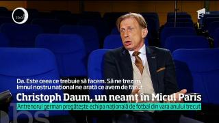 Christoph Daum, selecționerul al naționalei de fotbal a României, s-a obişnuit cu Micul Paris, dar nu şi cu gropile din asfalt