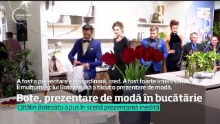 Cătălin Botezatu, prezentare de modă în... bucătărie