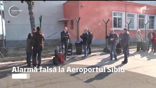 PANICĂ pe Aeroportul Internaţional din Sibiu, după ce a fost descoperită o geantă suspectă (VIDEO)