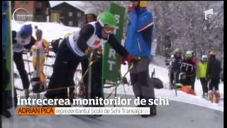 Competiţie pe PÂRTIE! Zeci de instructori de schi au participat la Campionatul Naţional din Semenic
