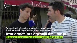 PANICĂ în Franţa, după ce un adolescent a deschis focul într-un liceu şi a rănit mai multe persoane