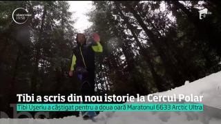 Tiberiu Ușeriu, primul om care câştigă de două ori la rând ultramaratonul de la Cercul Polar!