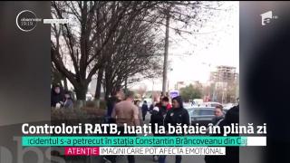 Controlori RATB, luați la bătaie de un tată furios! Care a fost motivul încăierării în plină stradă!