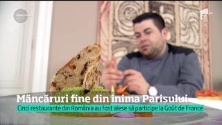 Cinci restaurante din România au fost alese să participe în acest an la sărbătoarea Gout de France