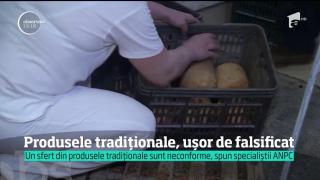 Aproape un sfert dintre produsele tradiţionale de pe piaţă sunt falsificate