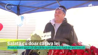 Verdeţurile româneşti au apărut pe tarabele din pieţe