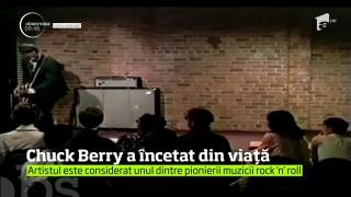 Legendarul Chuck Berry a încetat din viaţă. Destinul l-a transformat din frizer, în pionierul rock 'n' roll