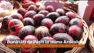 Bunătăți de Paști în inima Ardealului. Vizitatorii târgului de la Miercurea Ciuc au început să-şi facă proviziile pentru sărbători