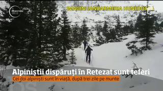Cei doi alpinişti dispăruţi sâmbătă în Retezat sunt în viaţă! Au supravieţuit aproape trei tile în viscol
