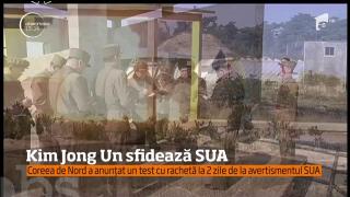 Phenianul sfidează Statele Unite: Coreea de Nord a testat un motor de rachetă de mare performanţă. SUA nu exclude o intervenţie militară în regiune