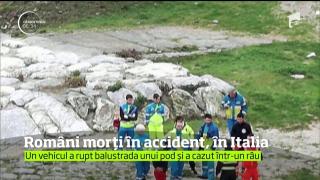 Accident rutier TERIBIL în Italia: Trei români au MURIT, iar altul este dat dispărut