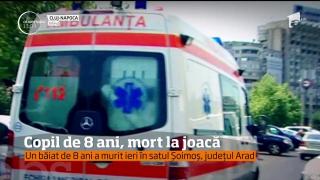 Sfârşit CUMPLIT pentru un băiat de 8 ani: A murit la joacă, după ce s-a lovit cu capul de o piatră