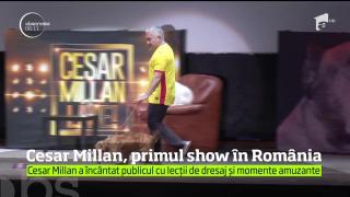 Cesar Millan a făcut spectacol la Bucureşti. Mii de români au venit să-l vadă pe celebrul dresor de câini