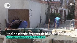 Start la făcut baie în mare, pe Litoral