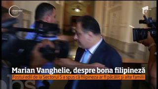 Declaraţie surprinzătoare a lui Marian Vanghelie: Bona care i-a prădat casa ar fi fost cooptată de o grupare pentru munca la negru