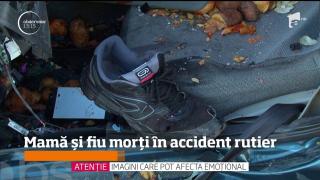 Un bebeluş de doar o lună a rămas orfan de tată. Părintele său a murit într-un accident groaznic pe DN7, între Pitești şi Râmnicu Vâlcea