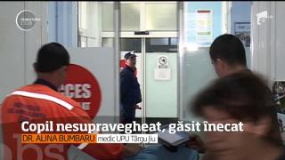 Final TRAGIC în Gorj: Un băieţel de nici doi ani a murit înecat într-un pârâu din apropierea casei
