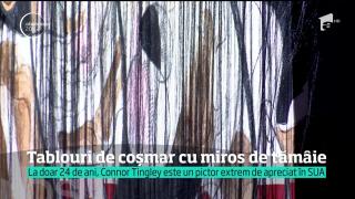 Expoziţie cu iz de ÎNMORMÂNTARE, în Capitală. Tablourile cu miros de tămâie sunt semnate de artişti de la Hollywood