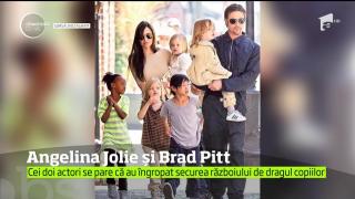 La şase luni după despărţire, Angelina Jolie şi Brad Pitt s-au decis să lase la o parte supărările