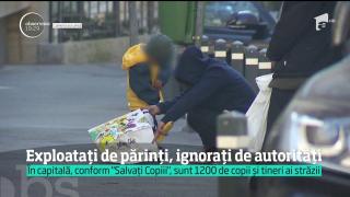 Sute de copii doar din Capitală sunt exploataţi de părinţi prin cerşetorie