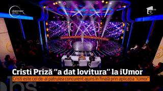Cristi Priză, trimis în finală prin aplicația „iUmor"!