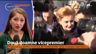 PREMIERĂ în politica românească: România va avea două femei vicepremier