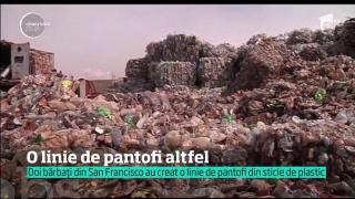 Pantofi din sticle de plastic, noua modă lansată la San Francisco