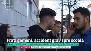 Grav accident FILMAT în Râmnicu Vâlcea: un şofer de 19 ani şi-a făcut praf maşina tunată!