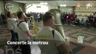 Acorduri de muzică clasică, la metrou! Concertele de orchestră s-au mutat pe peron (VIDEO)