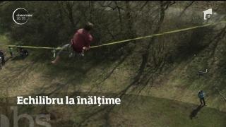 Echilibru la zeci de metri înălțime!