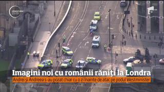 Noi imagini EMOŢIONANTE cu Andreea şi Andrei! Cei doi români răniţi la Londra s-au fotografiat cu puţin timp înaintea atentatului (VIDEO)