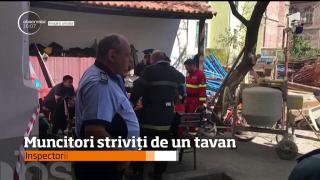 Doi muncitori uciși de un tavan, în timpul lucrărilor!