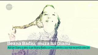 Designerul Adrian Oianu a ales-o pe Ileana Badiu ca muză pentru cea mai recentă colecție