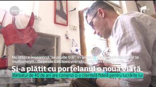 Un ploieştean a descoperit dragostea pentru a prelucra porţelan, după ce firma lui a dat faliment