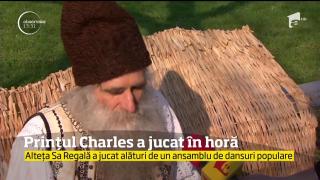 Prinţul Charles al Marii Britanii, încântat de dansurile populare româneşti