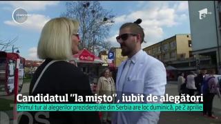 "Nu vor mai exista corupţi în afară de mine!", este sloganul unui candidat iubit de popor, la alegerile prezidenţiale din Serbia