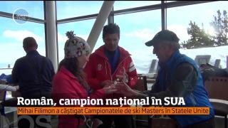 ROMÂN de la Borşa, campion la ski alpin în Statele Unite