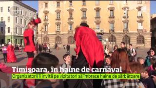Timişoara, în haine de carnaval