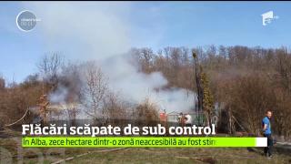 Două cabane, arse în întregime, la câţiva kilometri de Bistriţa!