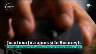 BALENA ALBASTRĂ, jocul morţii, a ajuns și în București. O fetiţă de nici 14 ani a fost dusă de urgenţă la spital cu mai multe răni
