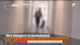 Noi imagini REVOLTĂTOARE de la Şcoala Specială nr.4 din Capitală! Un copil este TÂRÂT afară de un angajat al instituţiei (VIDEO)