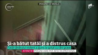 Incident şocant în Brăila. Un tânăr s-a drogat, apoi şi-a bătut tatăl