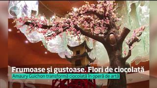 Un artist francez creează dulciuri delicioase, în formă de trandafiri, bujori sau orhidee